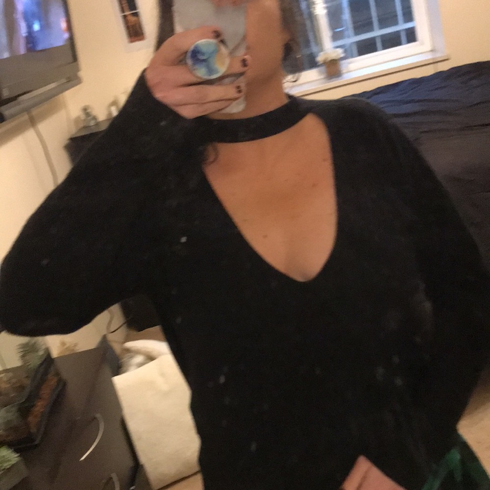 Black sweater